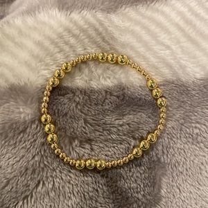 Gold filled beaded bracelet